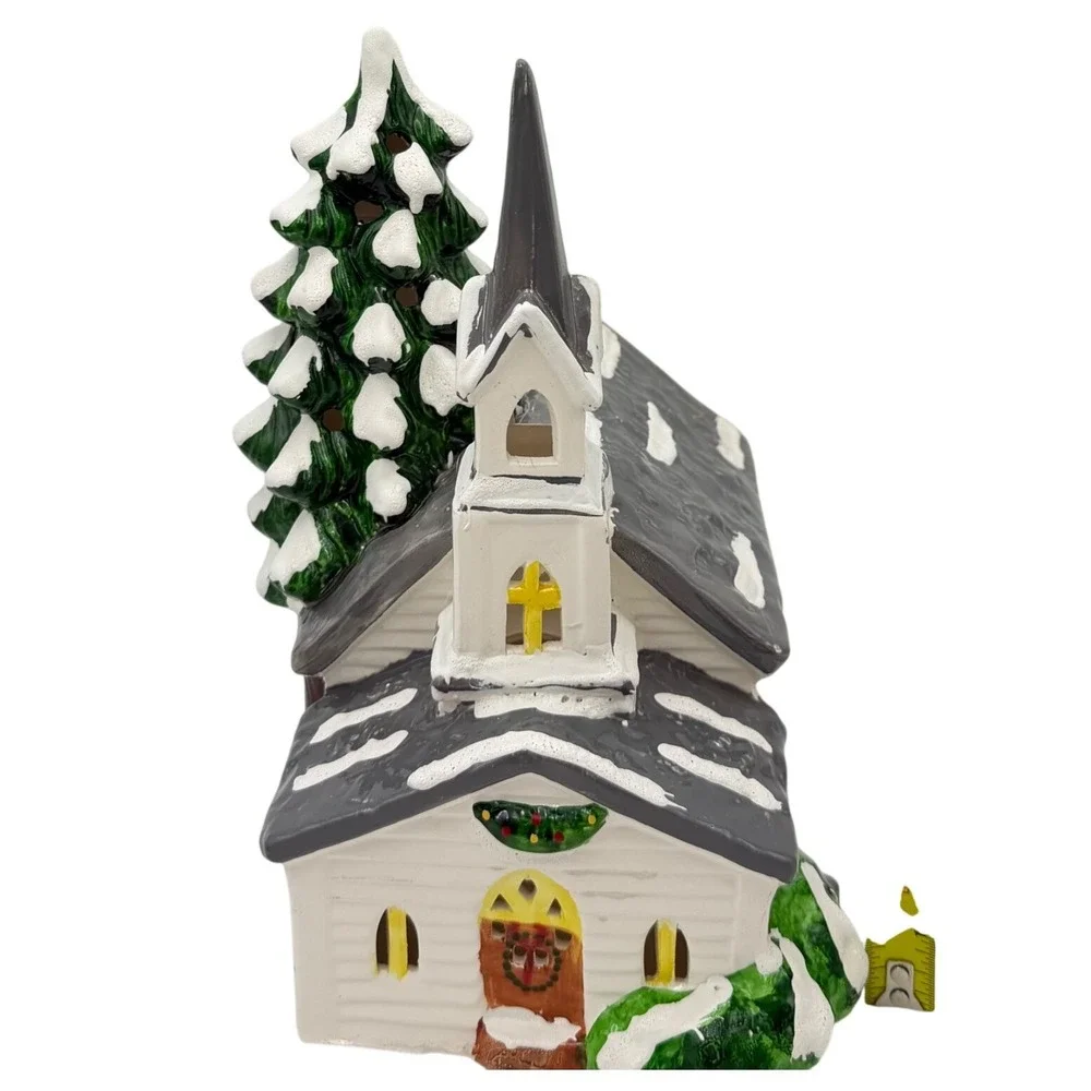 Department‎ Dept 56 Snowhouse Series Countryside Church 1984 Lighted Village
